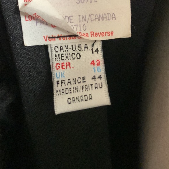 Joseph Ripkoff  Black Jacket size 14 - Picture 8 of 10